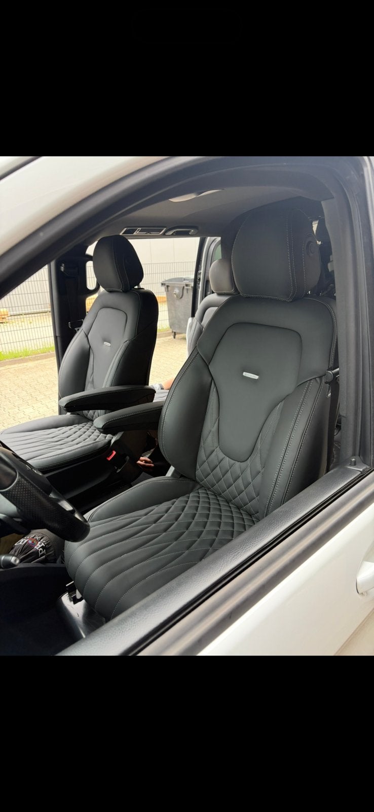 Mercedes V-Klasse Voorstoelen Nappa Leer, Auto-onderdelen, Ophalen, Mercedes-Benz, Nieuw, Info@scooterseats.nl