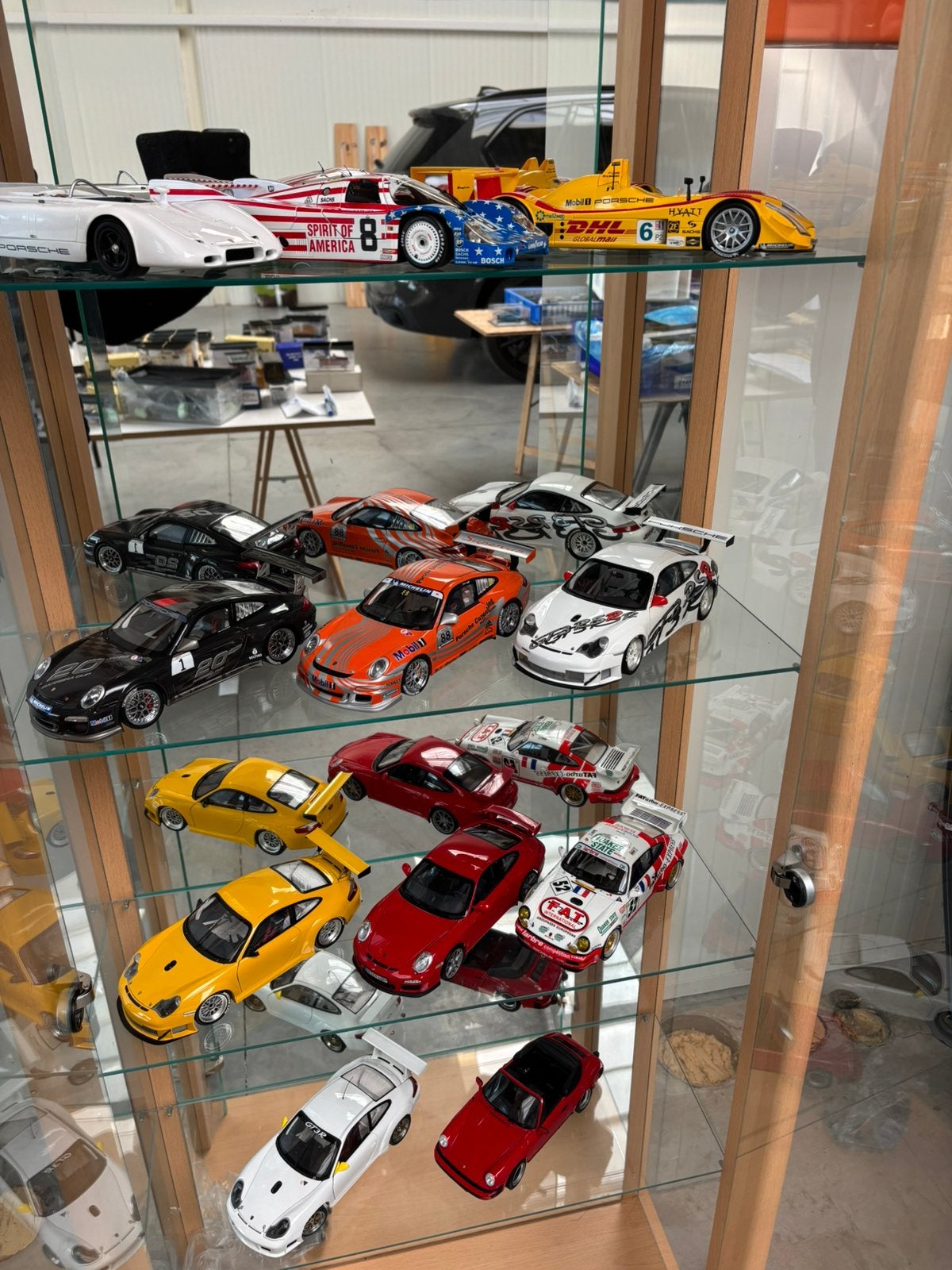 Porsche 1:18, Ophalen of Verzenden, Zo goed als nieuw, MiniChamps