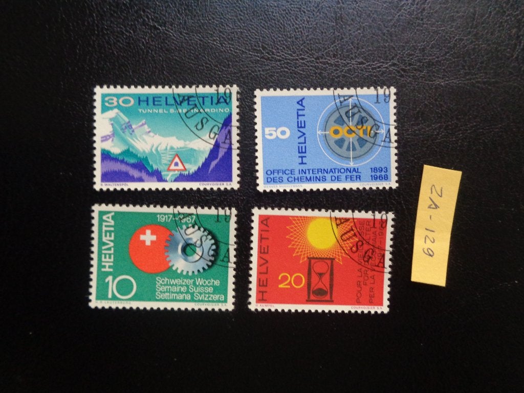 zwitserland - evenementen 1967 (za-129), Ophalen of Verzenden, Gestempeld