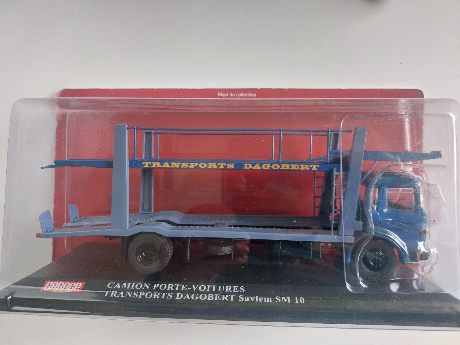 Saviem SM 10 autotransporter Dagobert serie Garage, Ophalen of Verzenden, Nieuw, Bus of Vrachtwagen, Overige merken