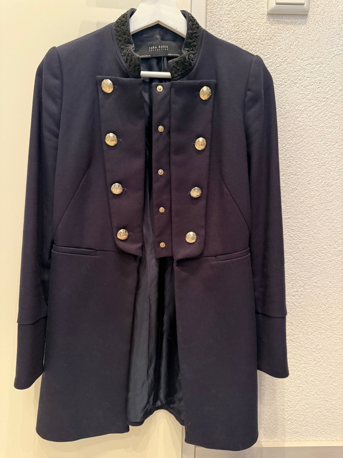 Zara Dames Colbert Jasje met Gouden Knoppen, Kleding | Dames, Blauw, Ophalen of Verzenden, Zo goed als nieuw, Jasje