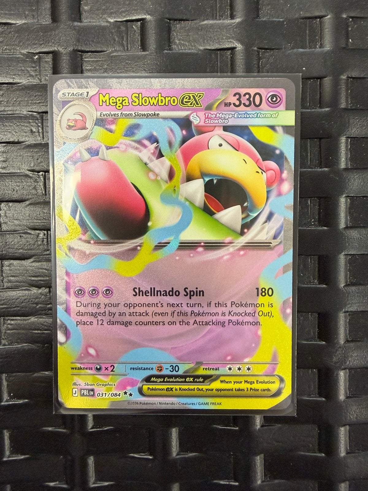 Mega Slowbro EX (031/084), Hobby en Vrije tijd, Verzamelkaartspellen | Pokémon, Verzenden, Nieuw, Losse kaart