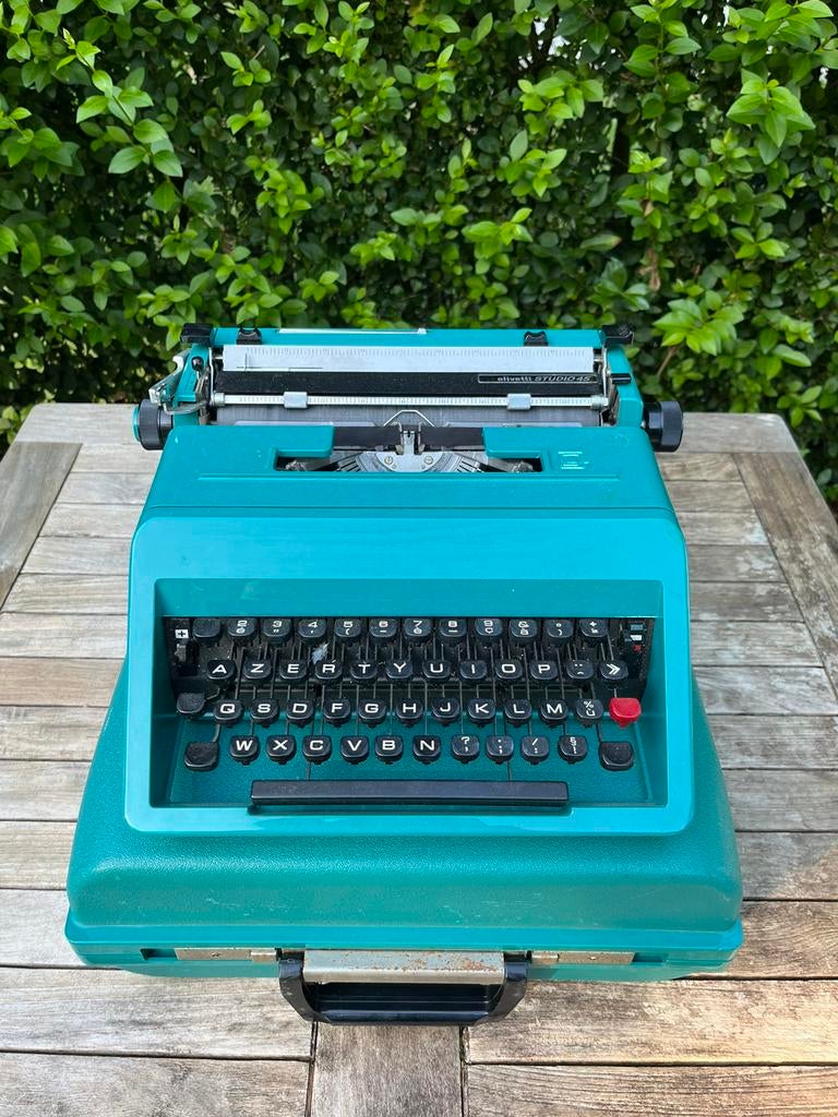 Olivetti Studio 45 mechanische schrijfmachine met draagtas, Ophalen of Verzenden