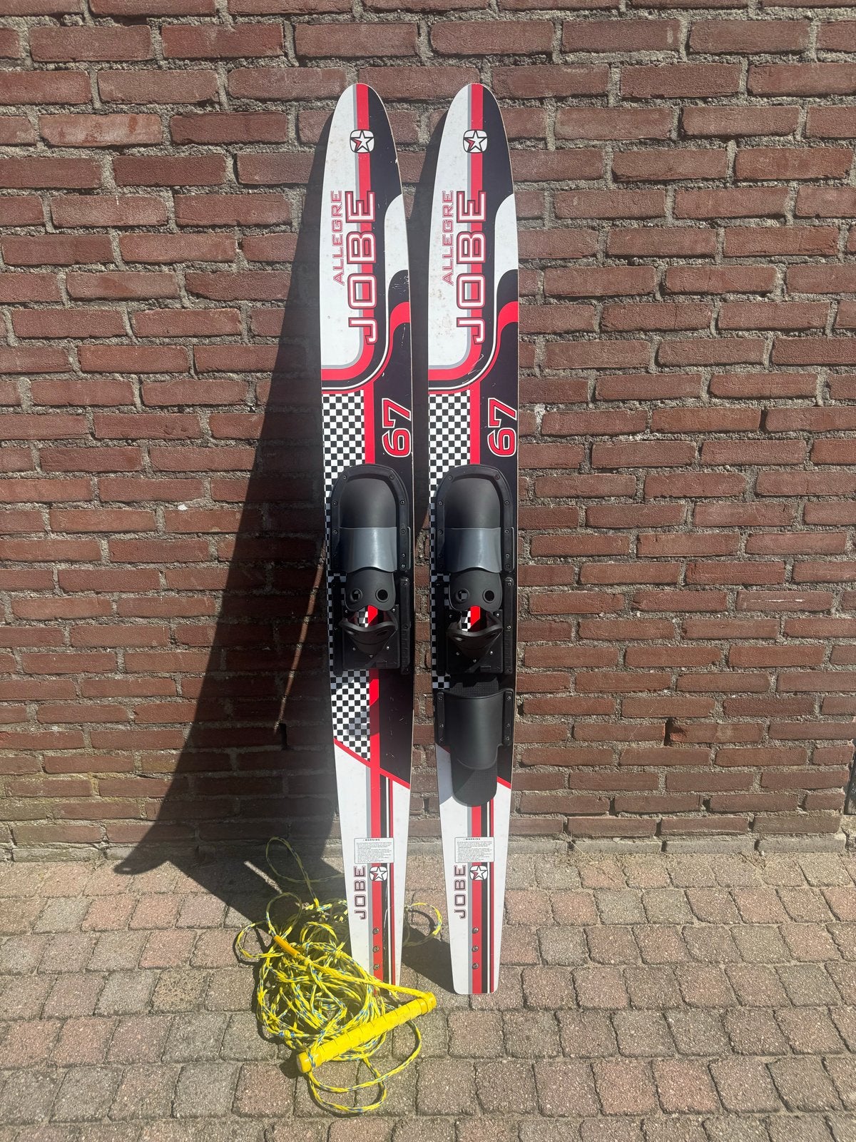 Jobe Allegre Waterski's Combo 67 inch met skitouw, Watersport en Boten, Met skitouw, Gebruikt, Waterski's, 160 cm of meer
