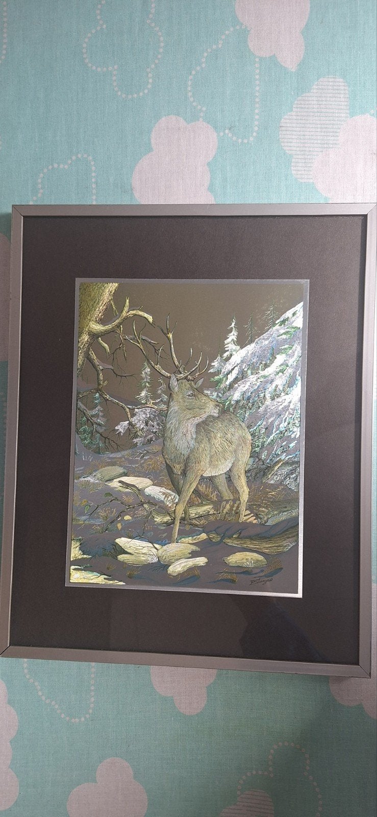 Twee prachtige schilderijen hert en fazanten, Antiek en Kunst, Kunst | Schilderijen | Klassiek, Ophalen of Verzenden