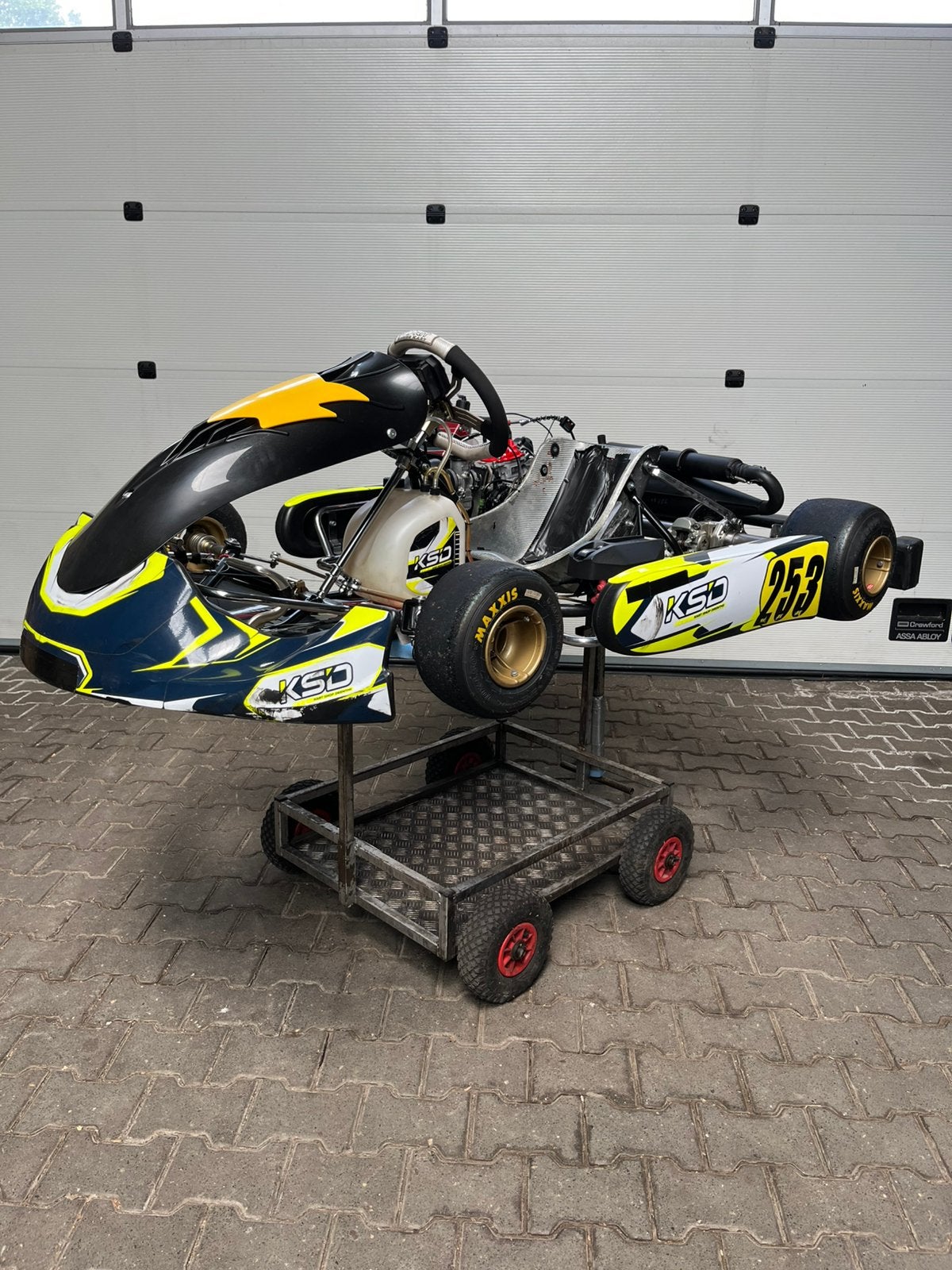 OTK kart met of rotax senior evo 2, Sport en Fitness, Karting, Ophalen, Gebruikt, Kart
