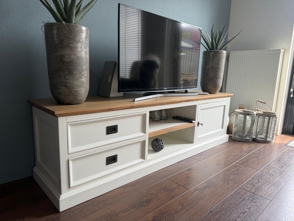 Tv meubel, Huis en Inrichting, Kasten | Televisiemeubels, Ophalen, 150 tot 200 cm, Minder dan 100 cm, 25 tot 50 cm