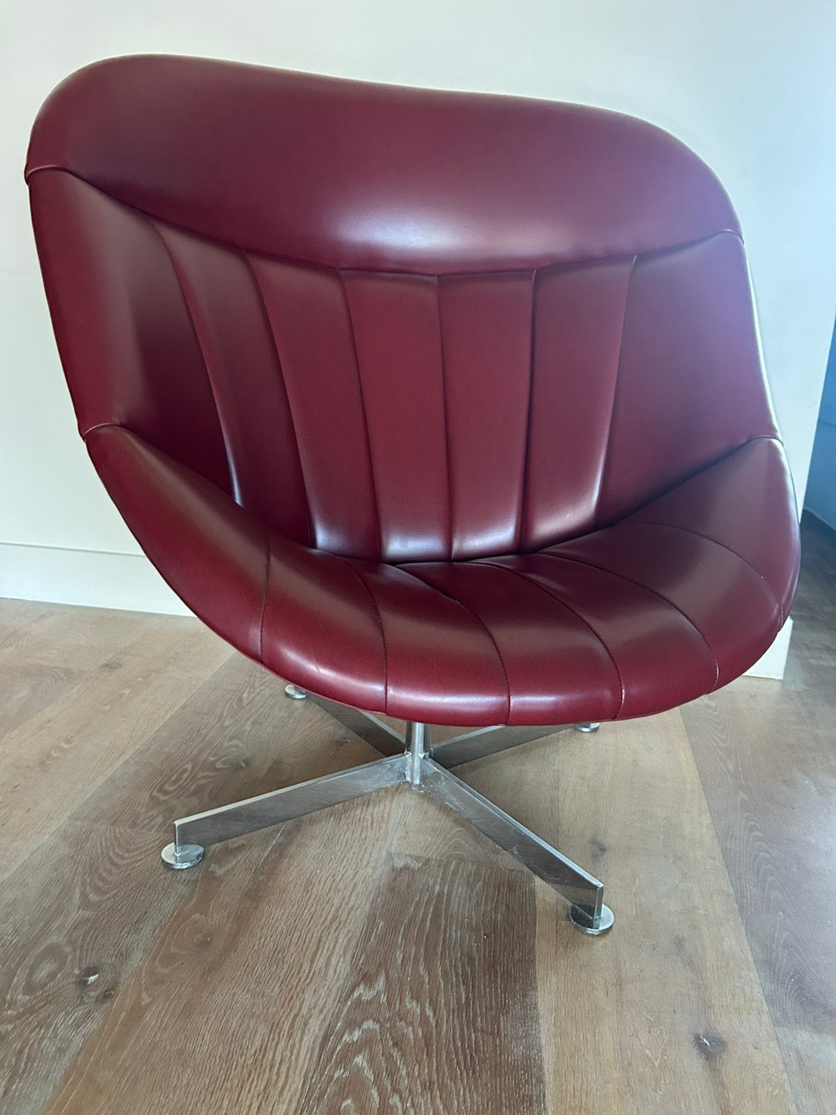 Rhoe Noordwolde Rudolf Wolf vintage swivel chair, Gebruikt, Vintage, Ophalen of Verzenden, 75 tot 100 cm