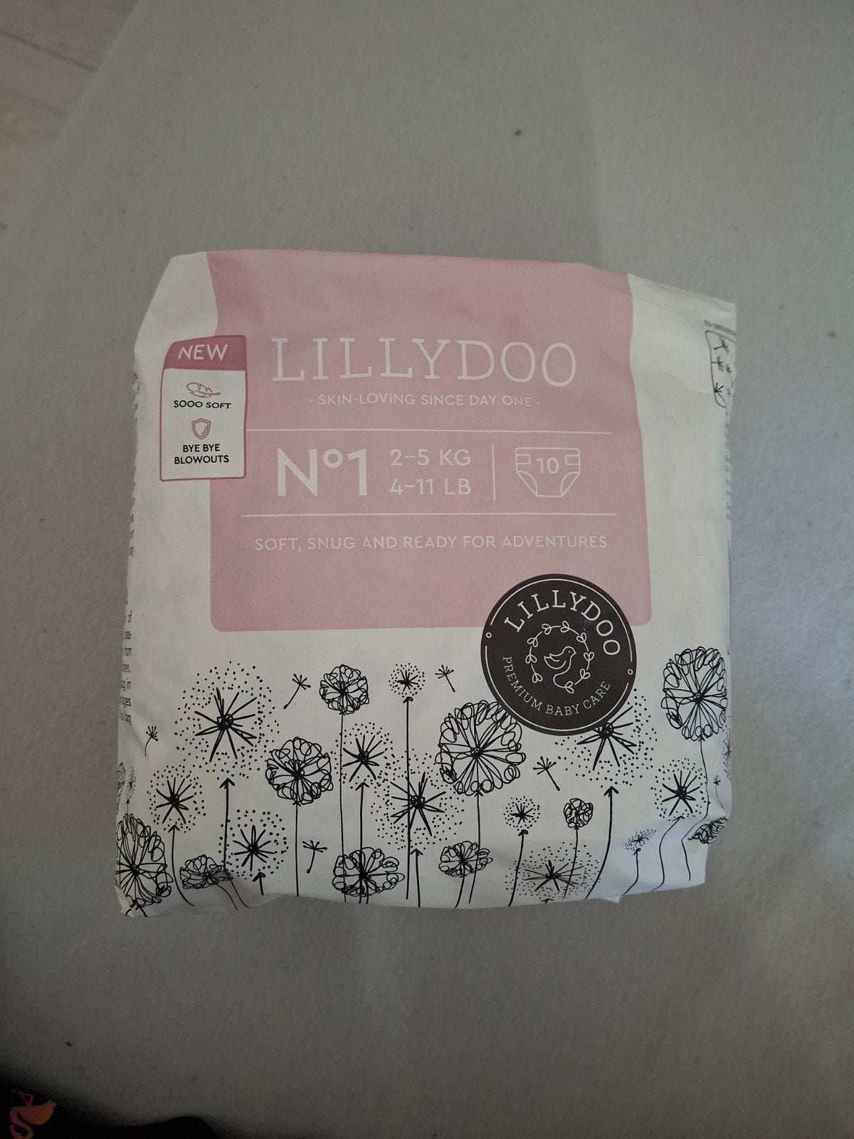 LILLYDOO Luiers Maat 1 (2-5 kg) - Nieuw Pak, Ophalen, Nieuw