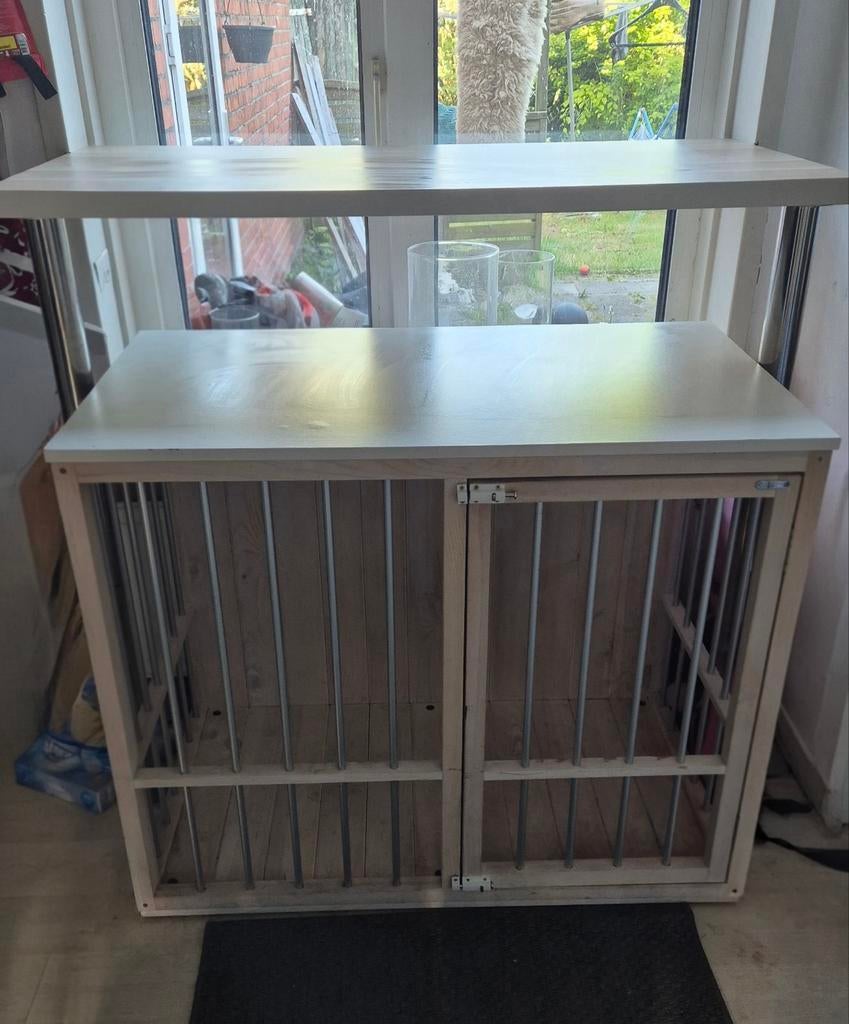 Houten kamerbench chique bench kennel hondenkennel, Dieren en Toebehoren, Hondenbenches, Ophalen