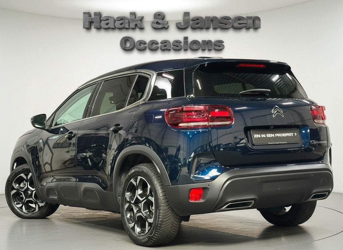 Citroen C5 Aircross 1.2 HYBRID 136PK 360 Camera Carplay, Auto's, Citroën, Automaat, 136 pk, Gebruikt, Zwart