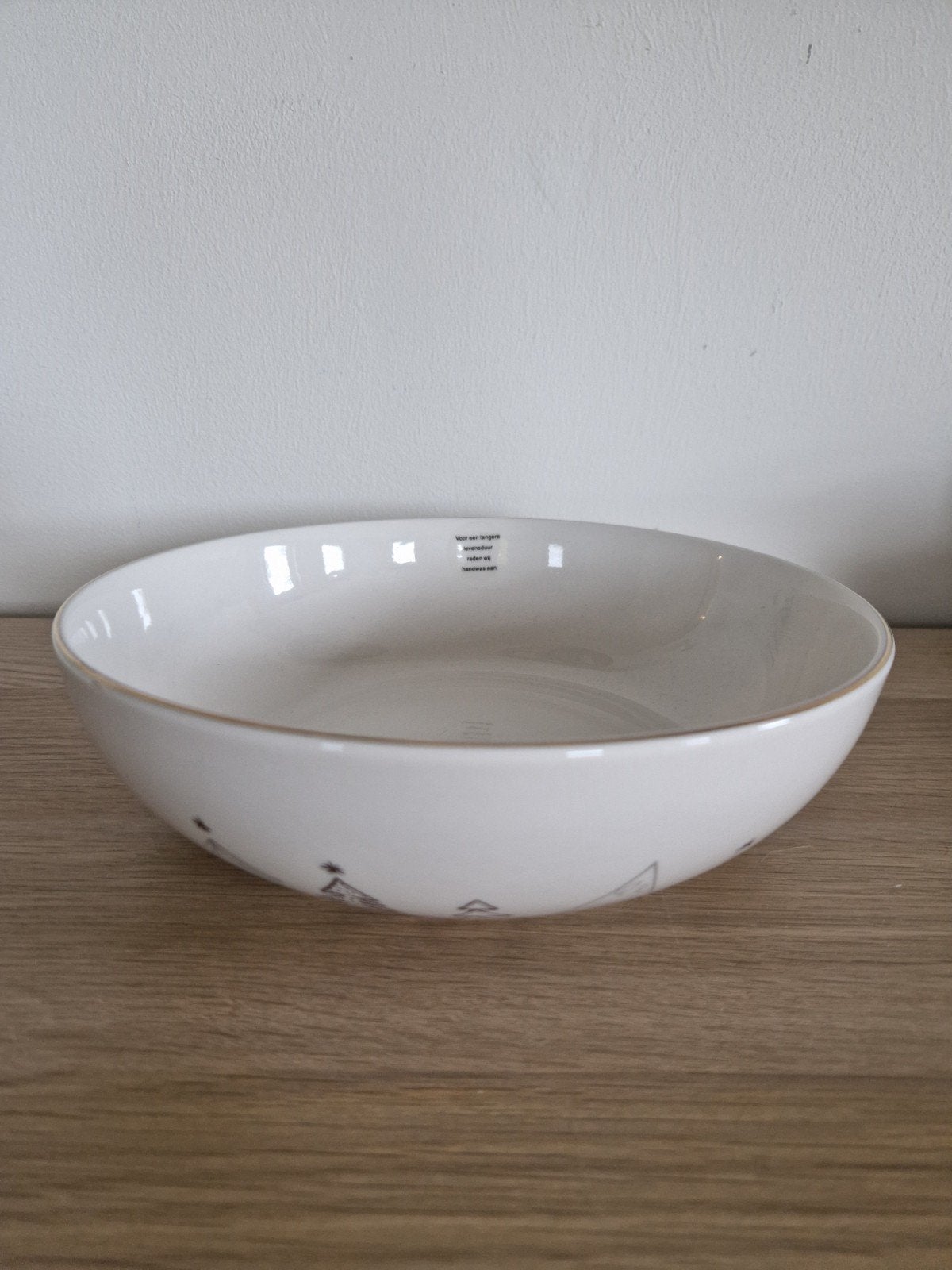 AH Kerst servies, Ophalen, Keramiek, Zo goed als nieuw, Bord(en)