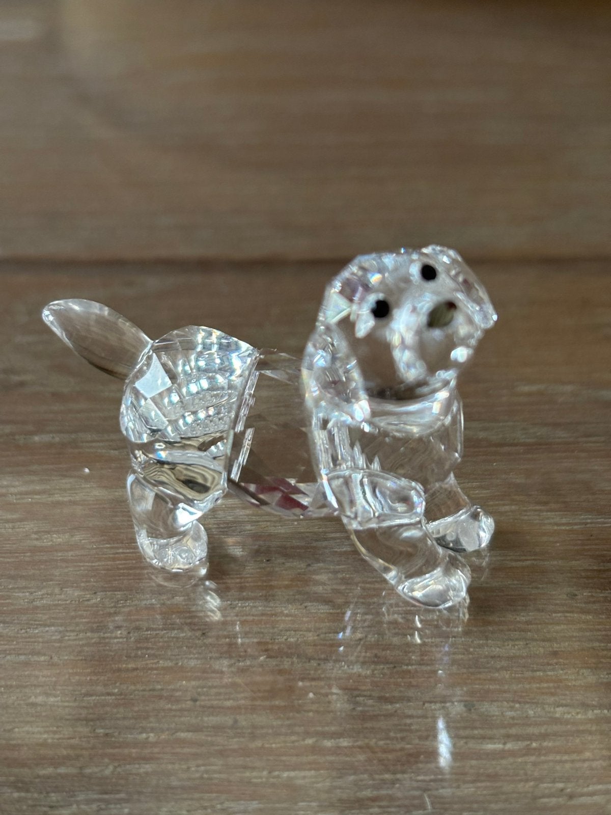 Swarovski labrador pup staand, Ophalen of Verzenden, Zo goed als nieuw, Figuurtje