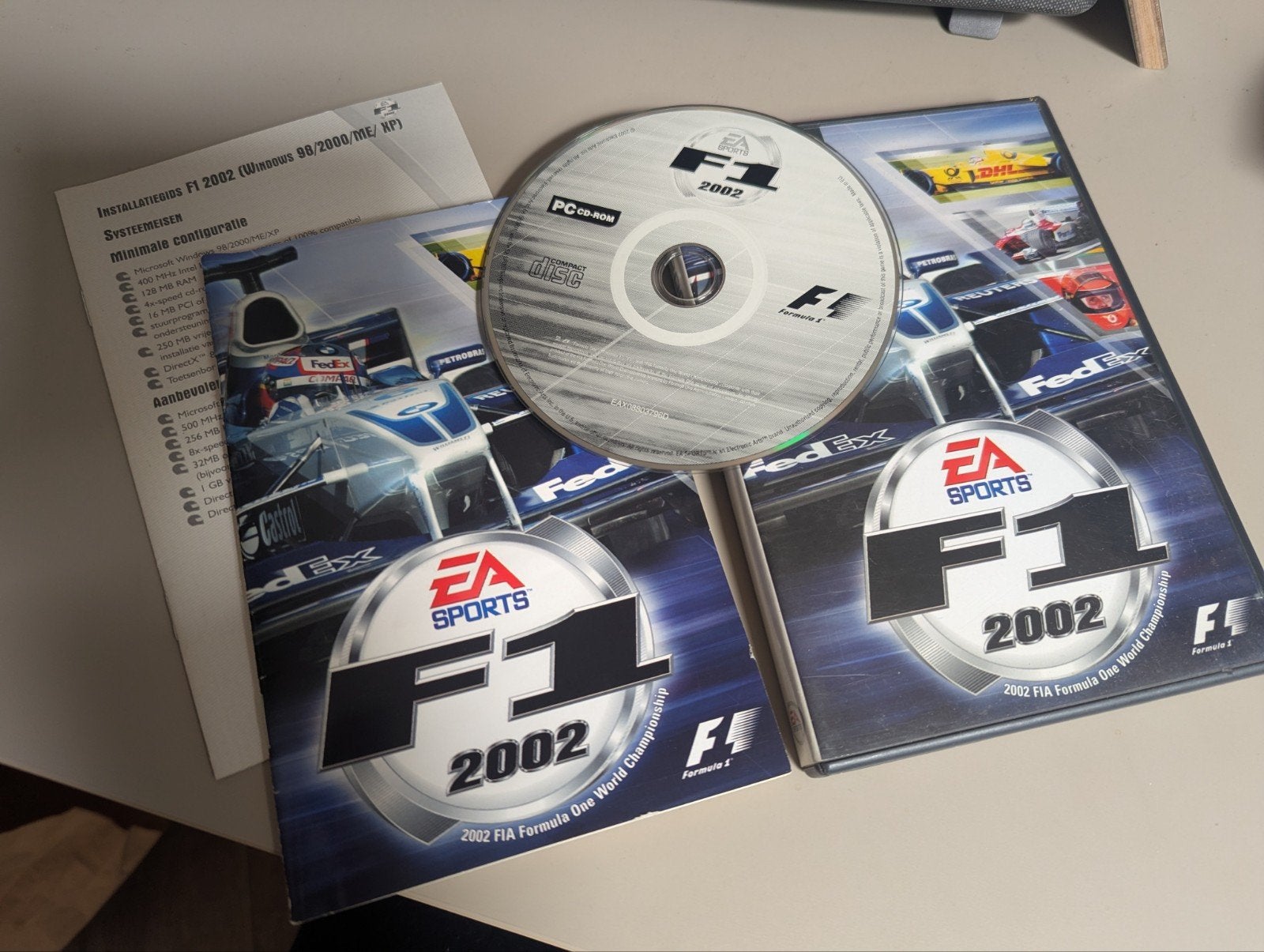 F1 2002 Formule 1 Formula 1, Spelcomputers en Games, Games | Pc, Gebruikt, 1 speler, Racen en Vliegen, Ophalen of Verzenden