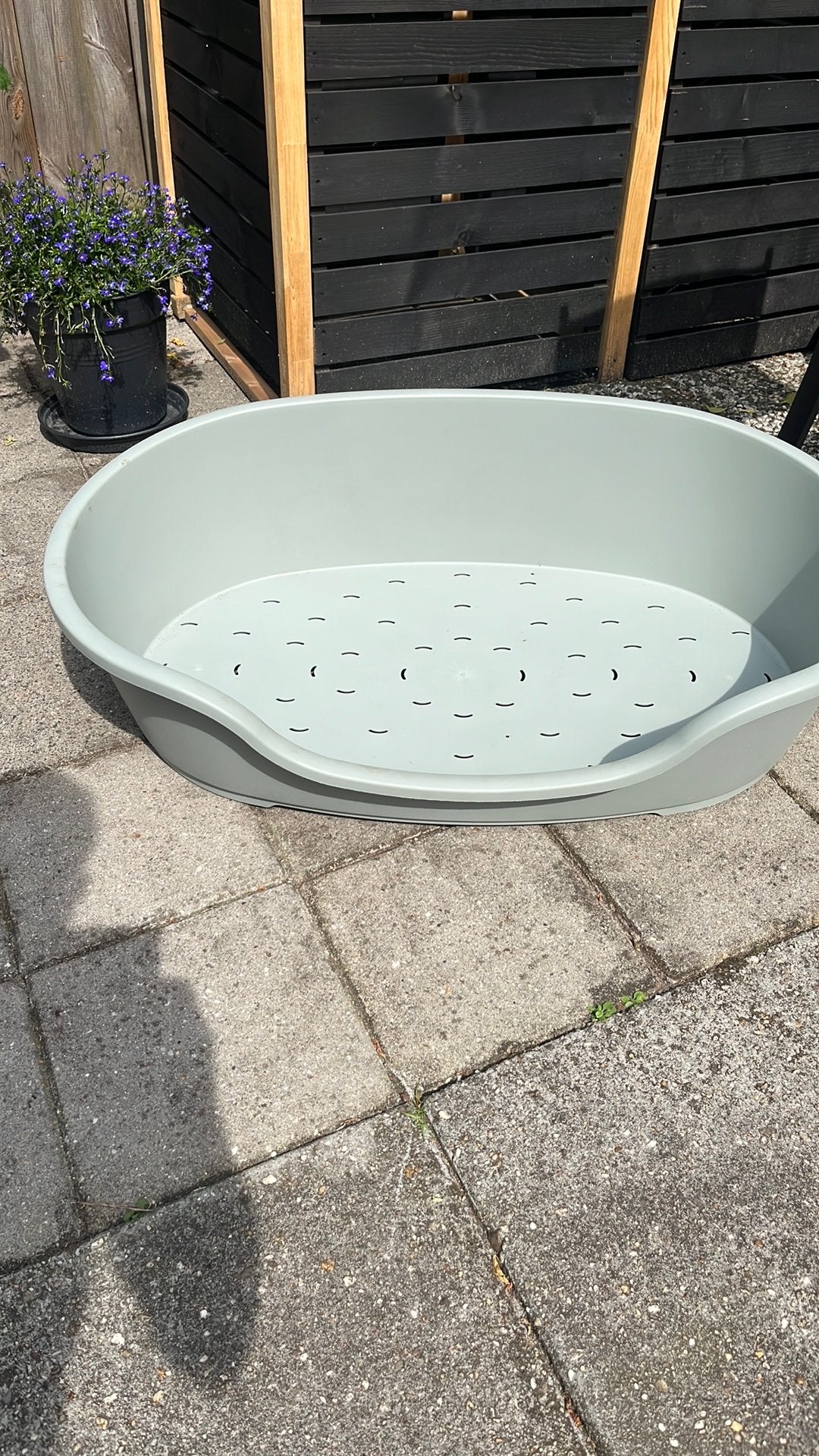 Grote plastic honden mand, Dieren en Toebehoren, Hondenmanden, Ophalen, Zo goed als nieuw, Overige