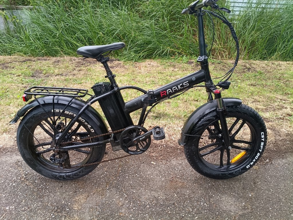 Raaks fatbike elektrische, Versnellingen, 56 cm of meer, Zo goed als nieuw, Schijfrem
