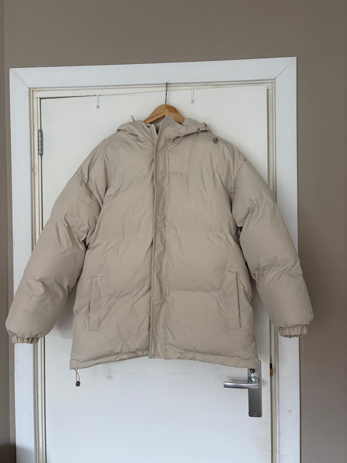 Nieuwe donsjas XXL - Beige, Ophalen of Verzenden, Nieuw, Maat 46/48 (XL) of groter, Beige