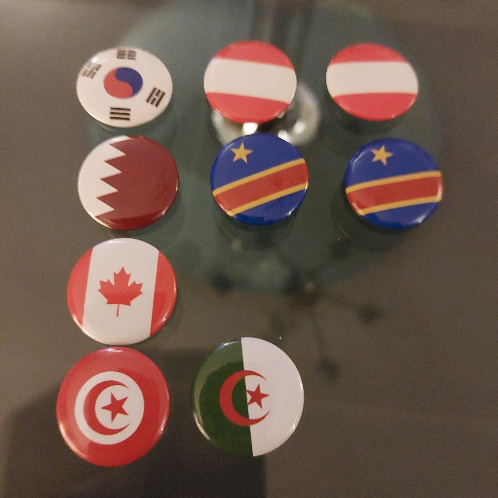 Deka WK buttons, ruilen, Verzamelen, Speldjes, Pins en Buttons, Ophalen of Verzenden, Overige onderwerpen