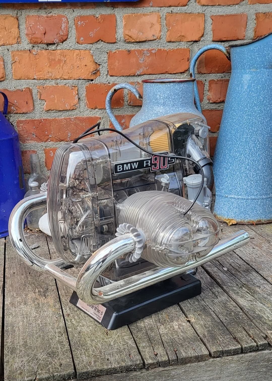 BMW R90S werkende motor display met geluid, Ophalen of Verzenden, Zo goed als nieuw, Gebruiksvoorwerp