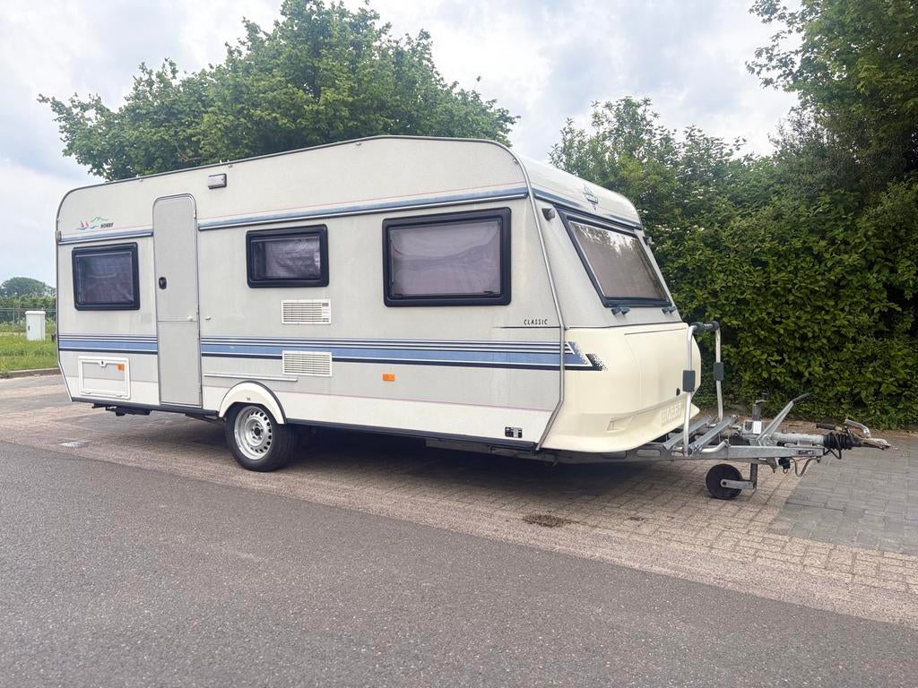 Hobby classic 510 zeer netjes en compleet, Rondzit, Hobby, Dwarsbed, Particulier