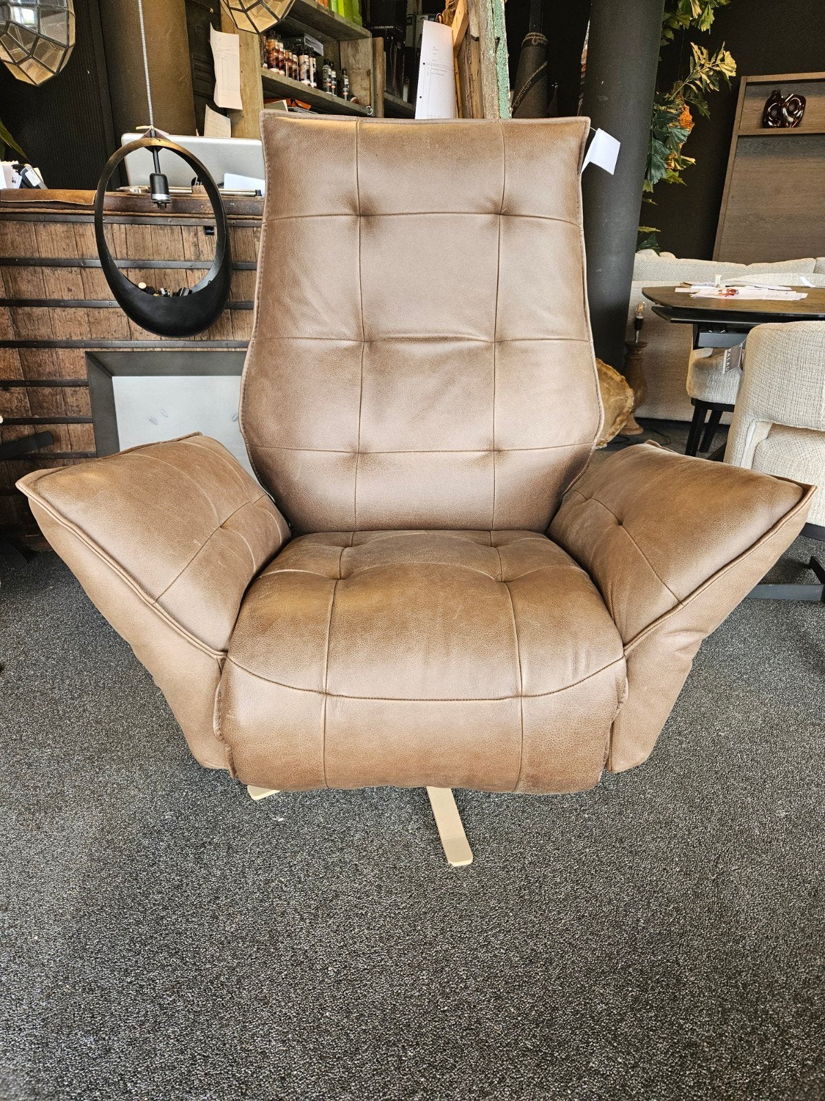Relax fauteuil justin chill-line, Verzenden, 75 tot 100 cm, Stof, 50 tot 75 cm