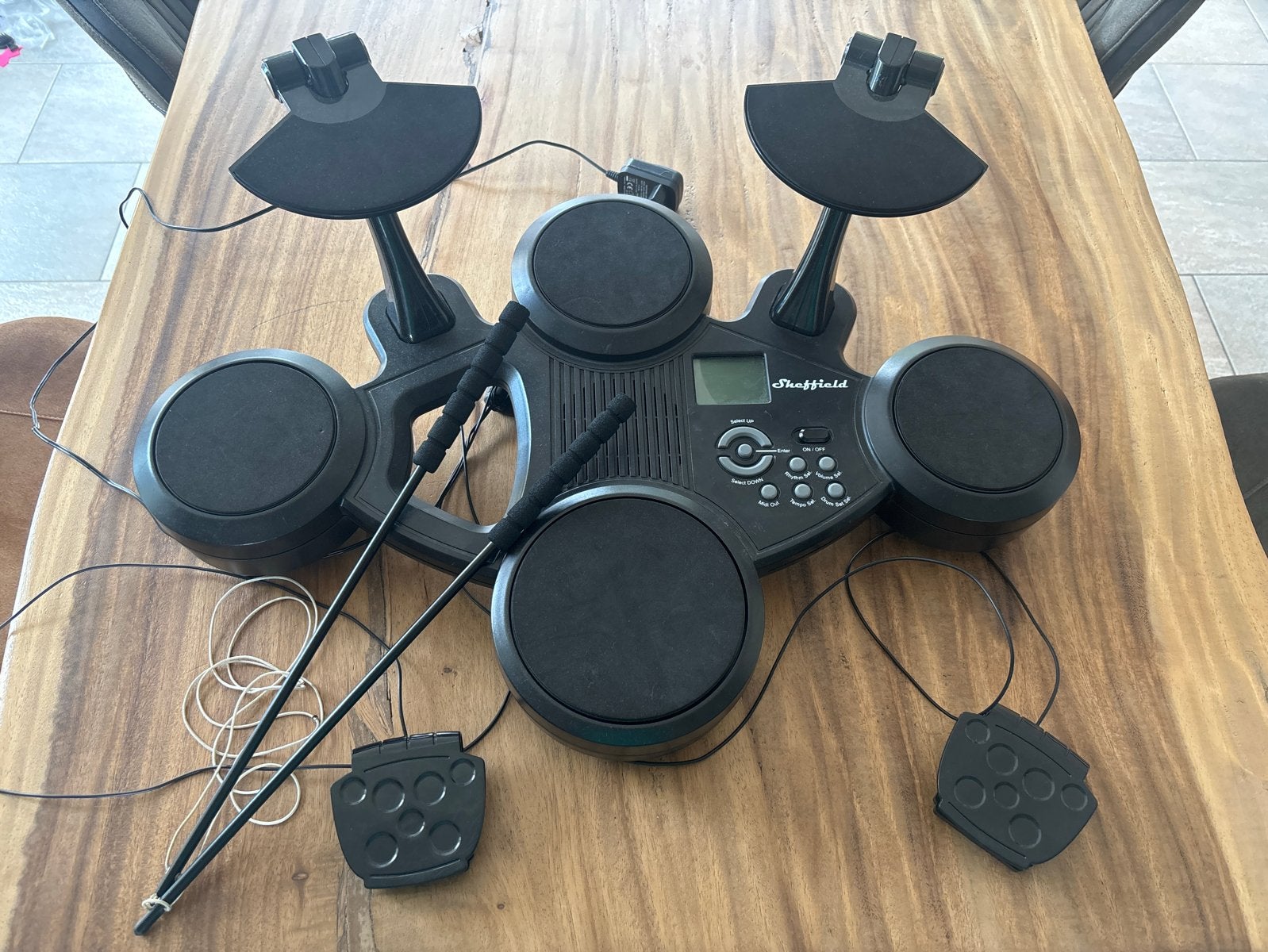 Sheffield E-drumstel - Compleet en Gebruiksklaar, Muziek en Instrumenten, Ophalen, Gebruikt, Overige merken, Elektronisch