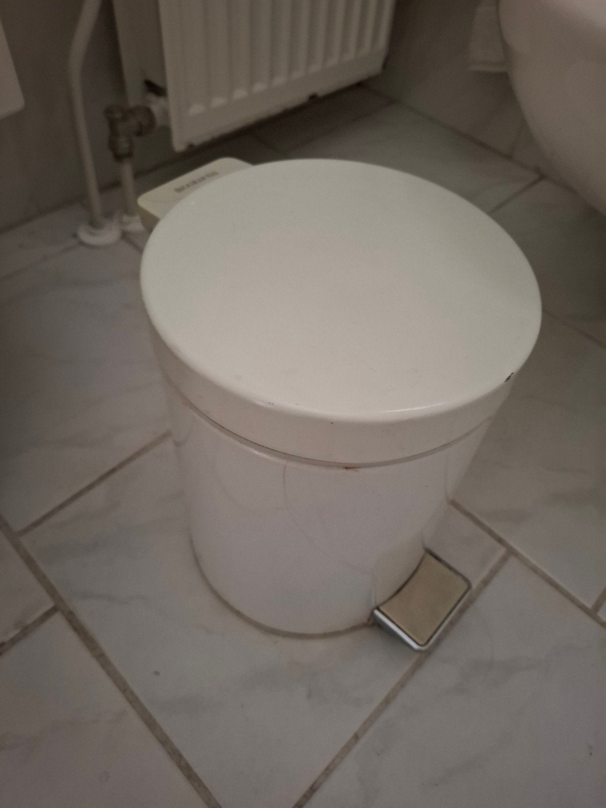 Oud antiek Brabantia prullenbakje, Antiek en Kunst, Ophalen of Verzenden