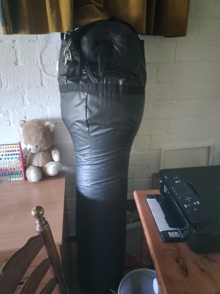 Anglebag / Bokszak Met Hoek 160 cm Zwart, Sport en Fitness, Boksen, Zo goed als nieuw, Bokszak, Ophalen
