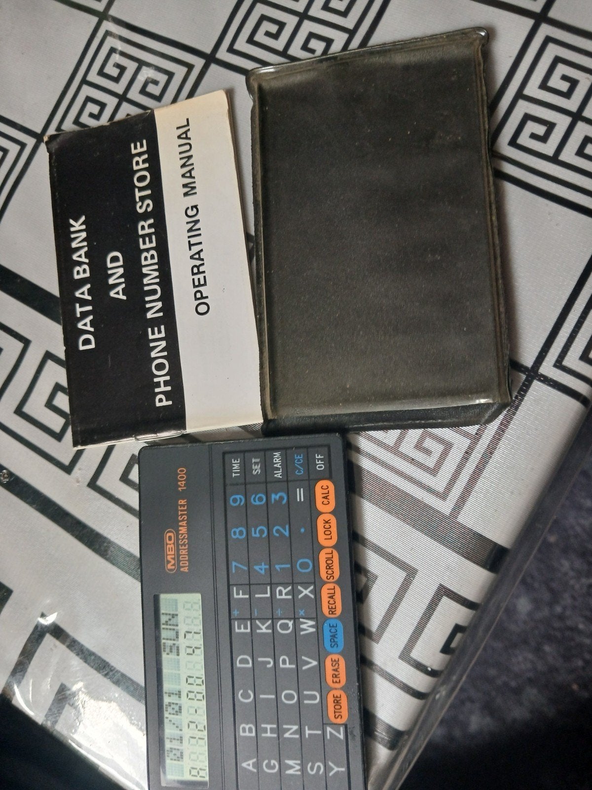 MBO Addressmaster 1400: Vintage Elektronische Zakagenda, Ophalen of Verzenden