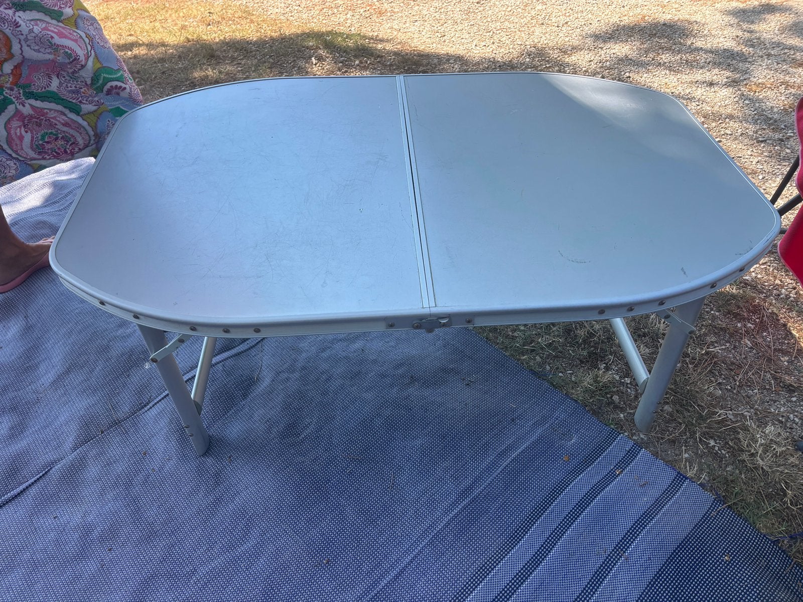 Tafel inklapbaar, Ophalen of Verzenden, Zo goed als nieuw, Campingtafel