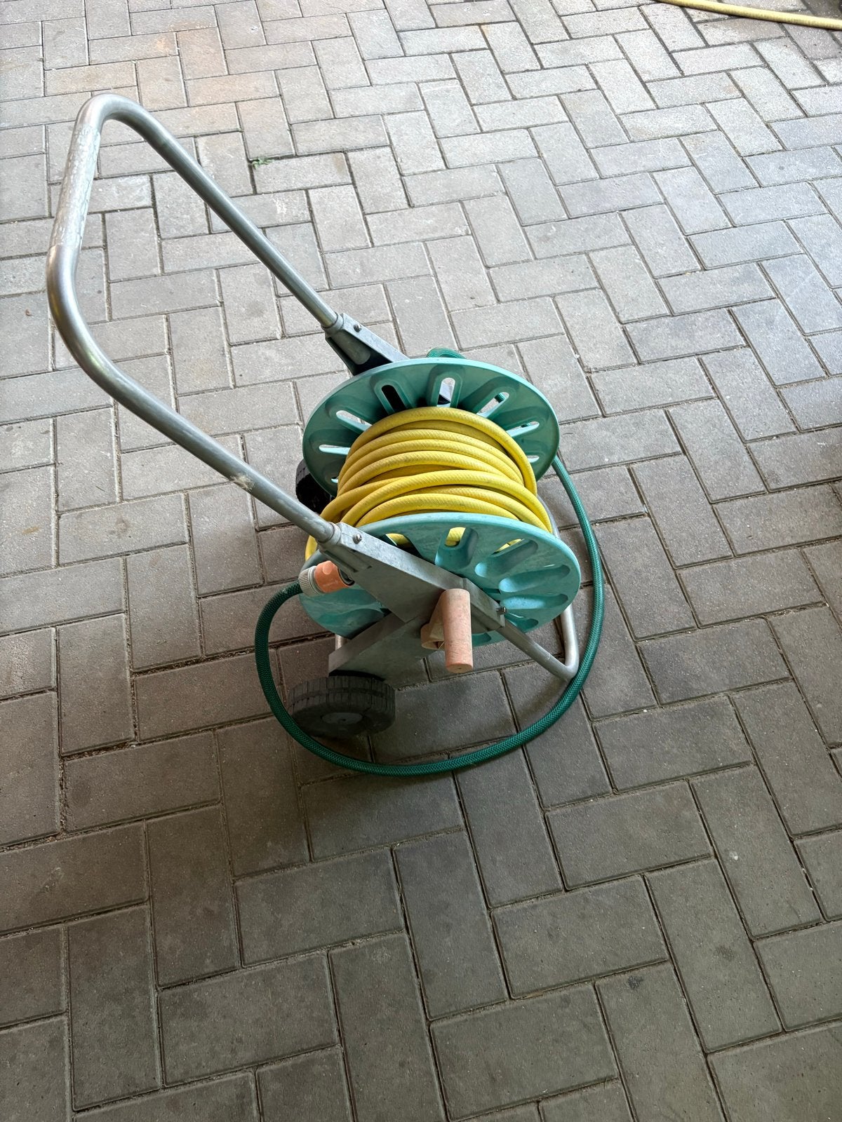 Tuinslang op haspel - Gebruikt, Ophalen, Gebruikt, Tuinslanghaspel