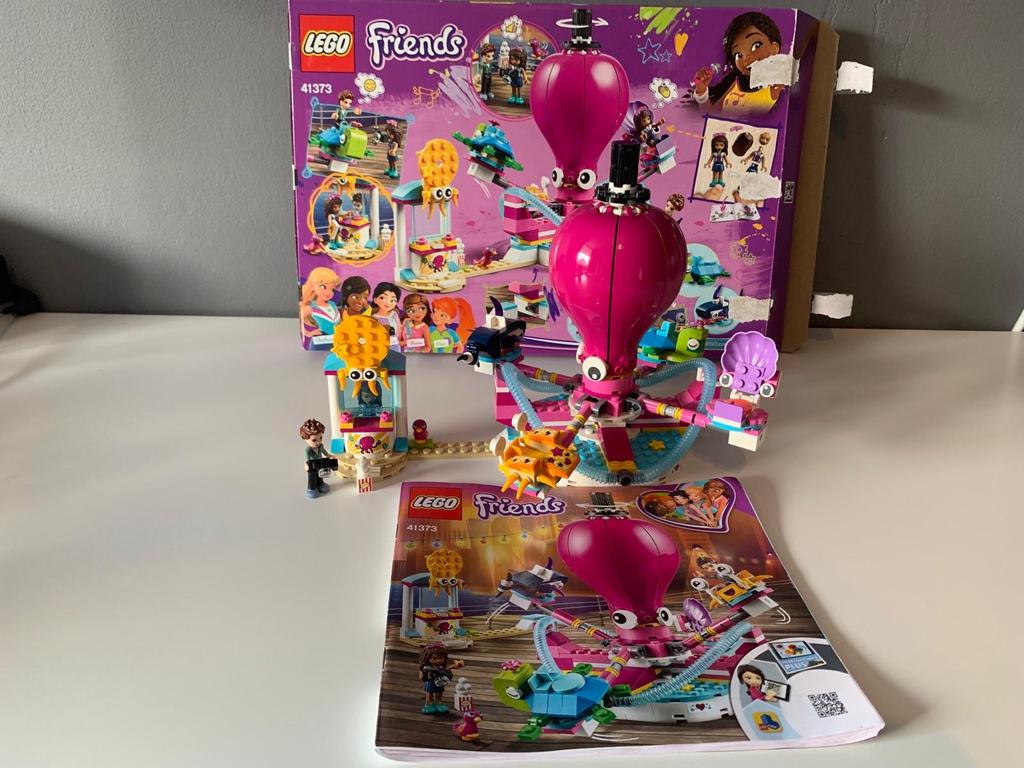 Lego Friends 41373 Octopusrit - Complete set met doos, Lego, Friends, Ophalen of Verzenden, Zo goed als nieuw