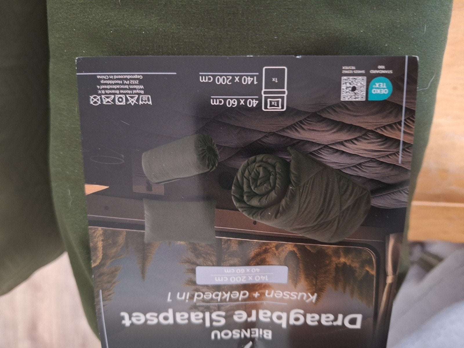 Nieuw Draagbaar Slaapset voor Camper - Kussen + Dekbed, Ophalen of Verzenden