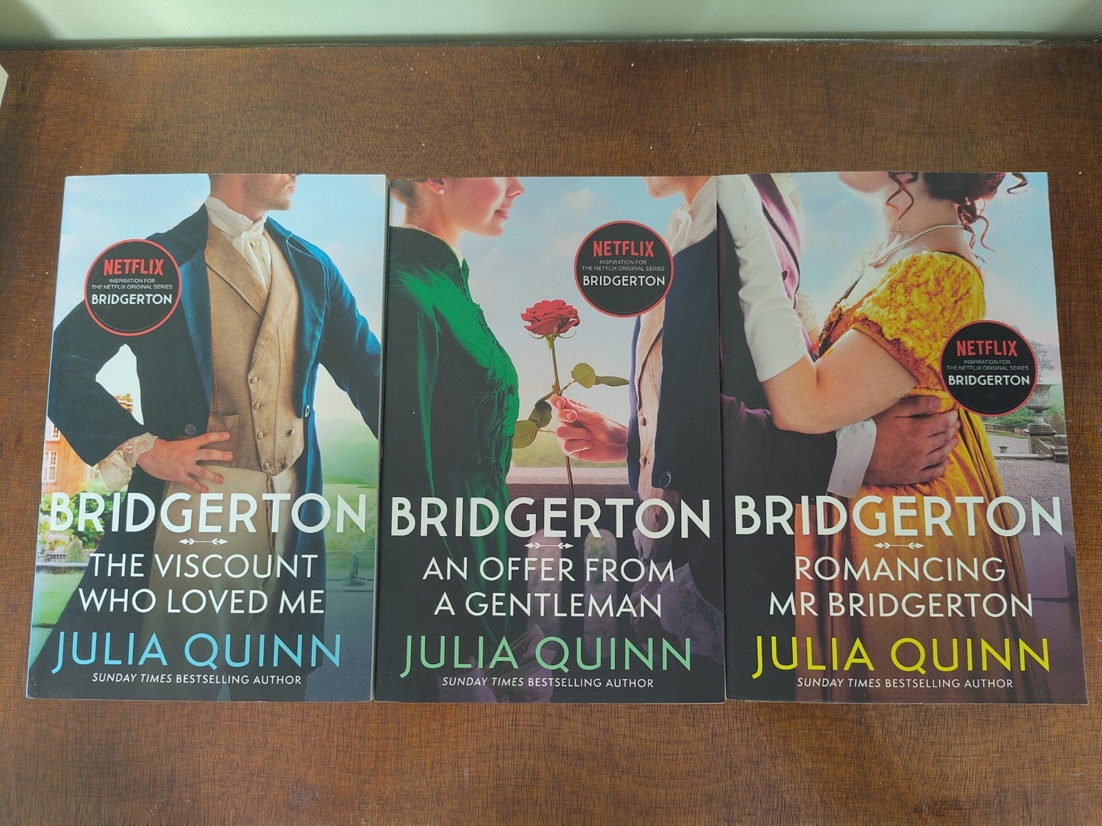 Bridgerton boekenreeks - Deel 2, 3 en 4 (Julia Quinn), Boeken, Ophalen of Verzenden, Zo goed als nieuw, Julia Quinn, Europa overig