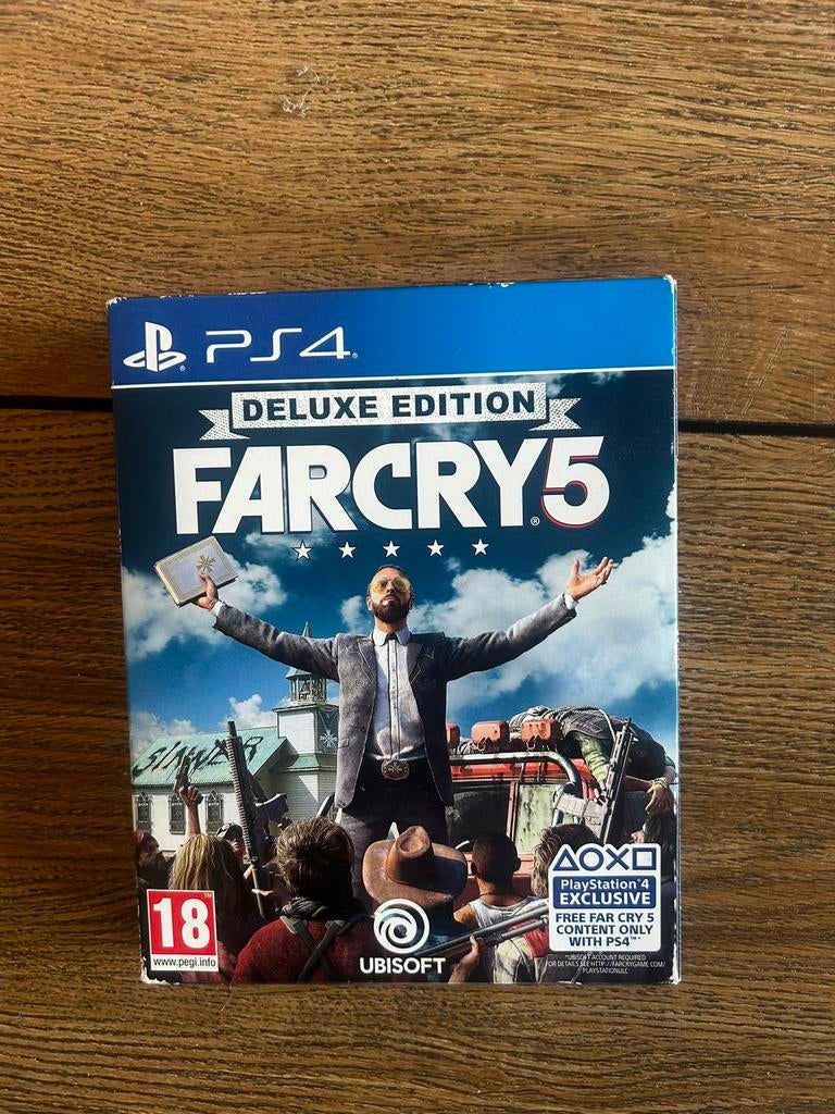 Far Cry 5 Deluxe Edition PS4, Online, Gebruikt, Vanaf 18 jaar, 1 speler