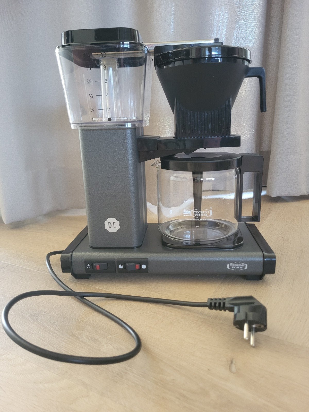 Moccamaster Technivorm Koffiezetapparaat DE, Witgoed en Apparatuur, Koffiezetapparaten, Zo goed als nieuw, Gemalen koffie, Koffiemachine