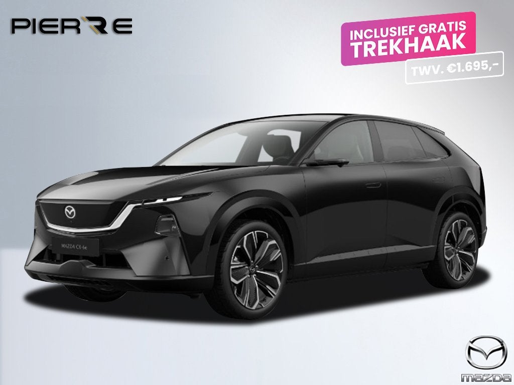 Mazda CX-6e Takumi Plus 78 kWh NAVI | APPLE CARPLAY / ANDROI, Auto's, Automaat, Dealer onderhouden, Achterwielaandrijving, Leder