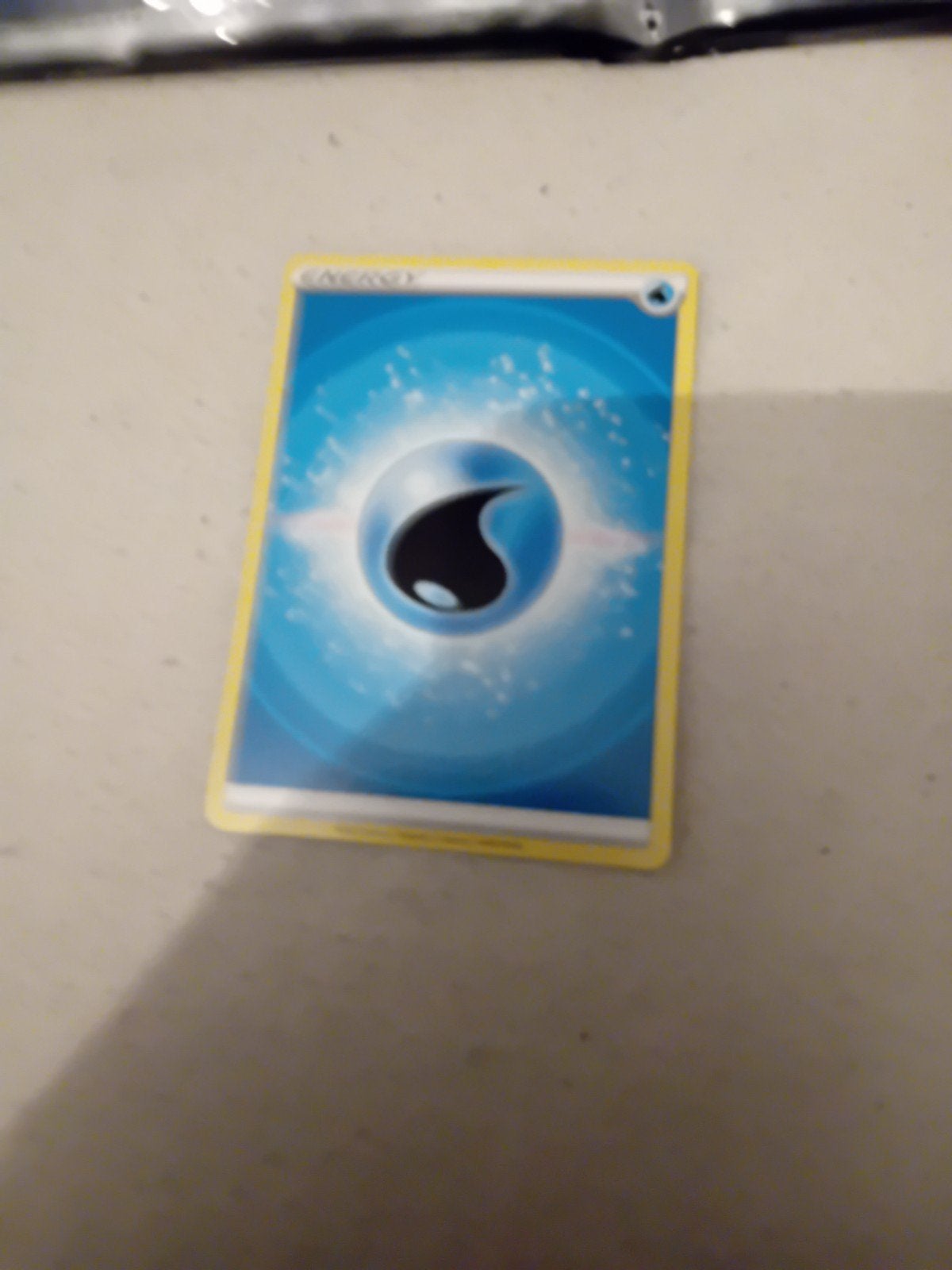 Pokémon Water Energy Kaart - Nieuwstaat, Ophalen of Verzenden, Zo goed als nieuw, Losse kaart, Foil