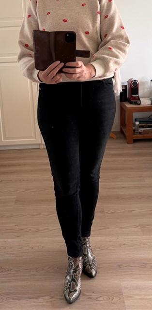Zwarte skinny jeans Cotton Club maat 32, Zwart, Ophalen of Verzenden, Zo goed als nieuw, W30 - W32 (confectie 38/40)