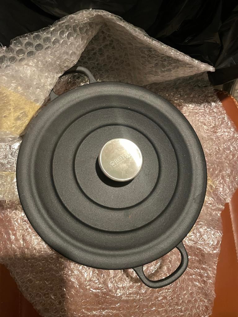 Royal van Kempen & Begeer Gietijzeren Braadpan, Ophalen of Verzenden, Zo goed als nieuw, Gietijzer, Koekenpan of Braadpan