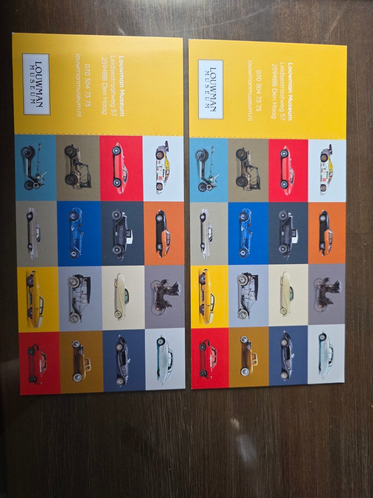 Louwman Museum Den Haag EntreeBewijs - Auto's, Twee personen, Ticket of Toegangskaart