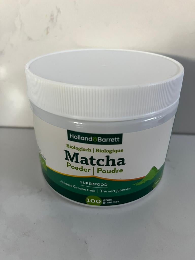 Matcha Holland & Barrett, Sport en Fitness, Ophalen of Verzenden, Zo goed als nieuw, Poeder of Drank