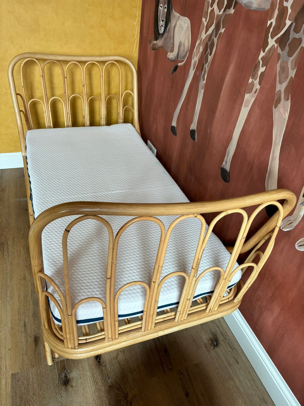 Rotan peuterbedje / juniorbed, Ophalen