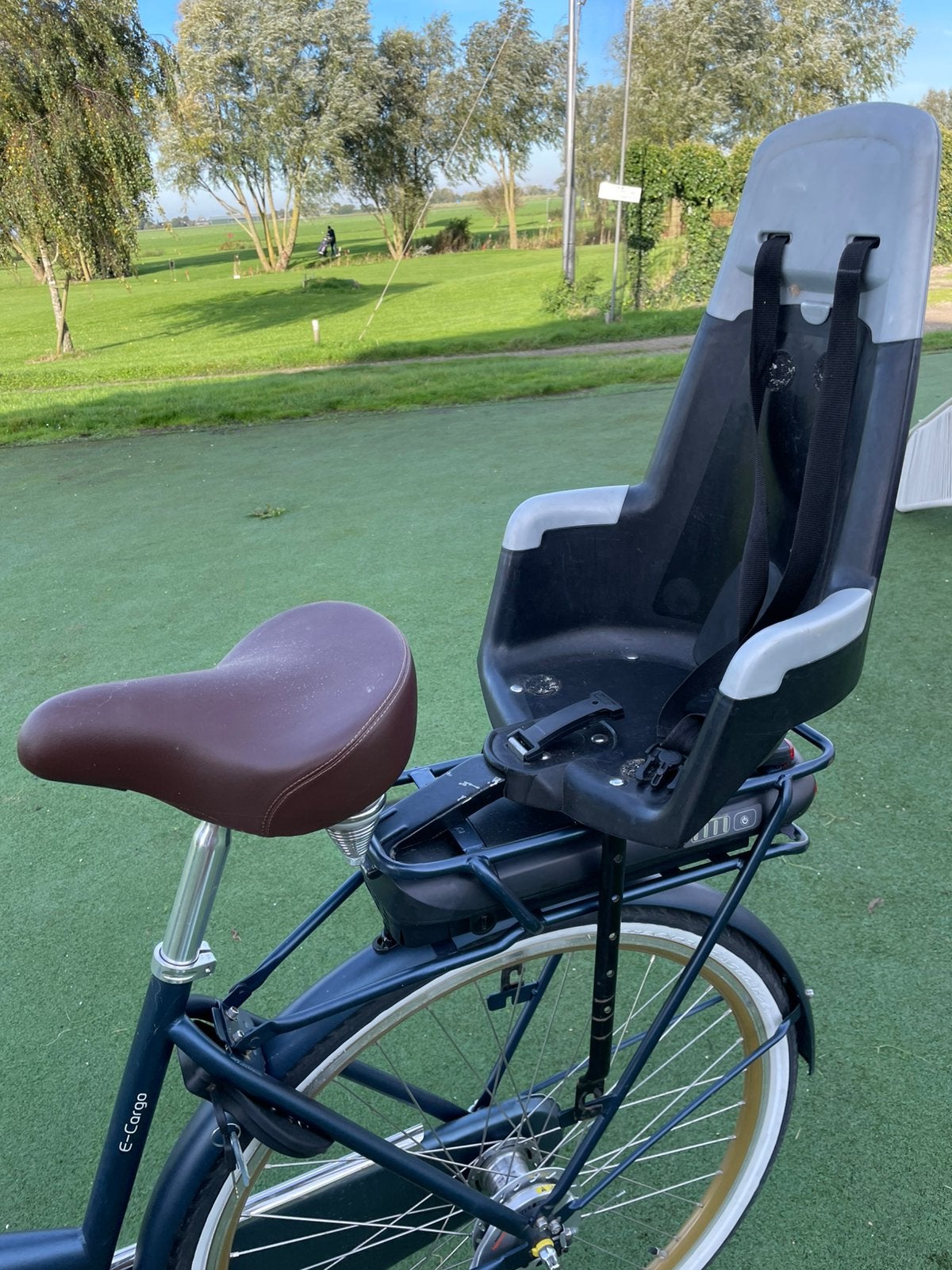 Bobike fietszitje achter, Fietsen en Brommers, Ophalen, Gebruikt, Achterzitje, Voetsteuntjes