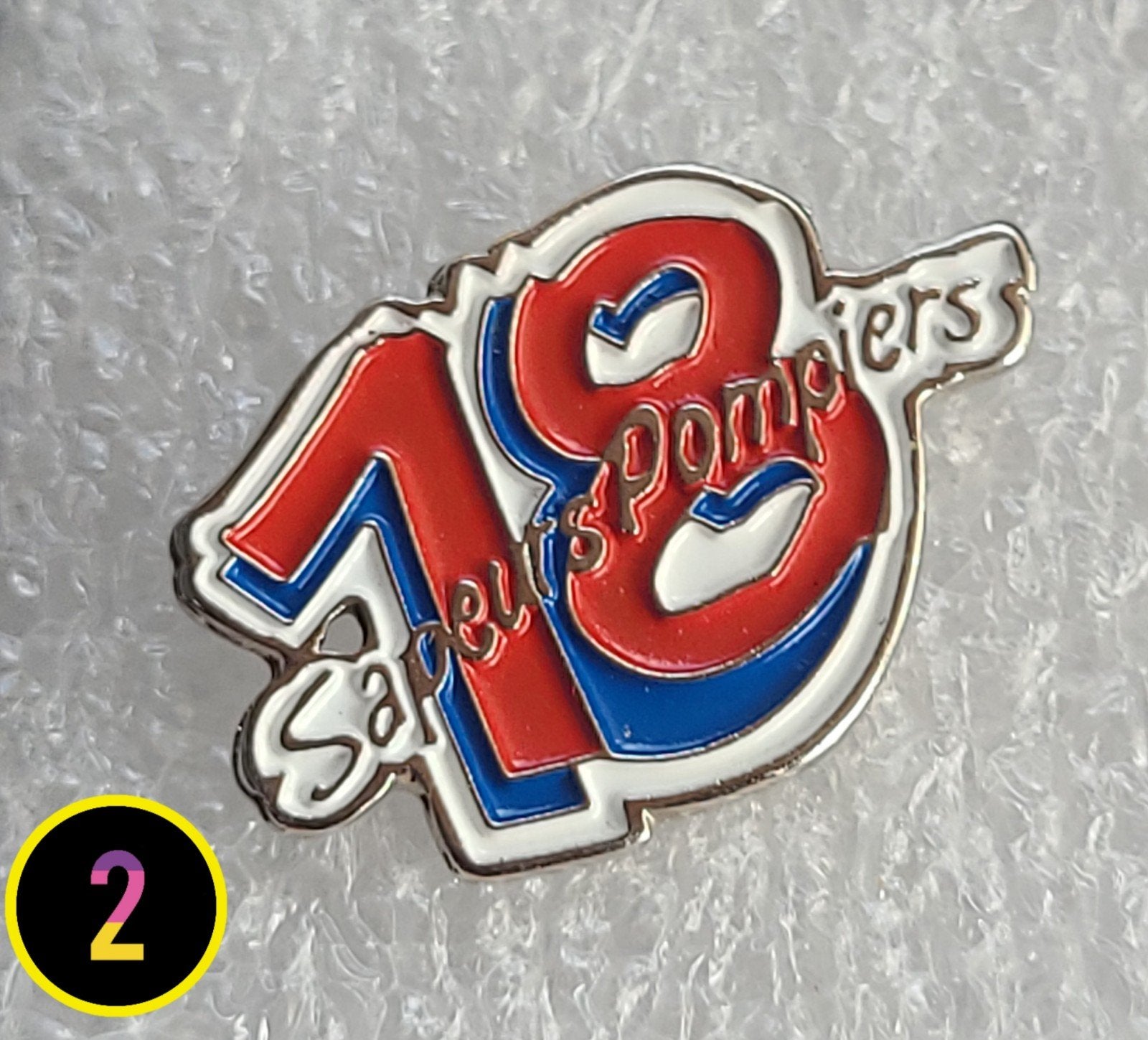 Pin '18 Sapeurs Pompiers' - Brandweer verzamelobject, Verzenden