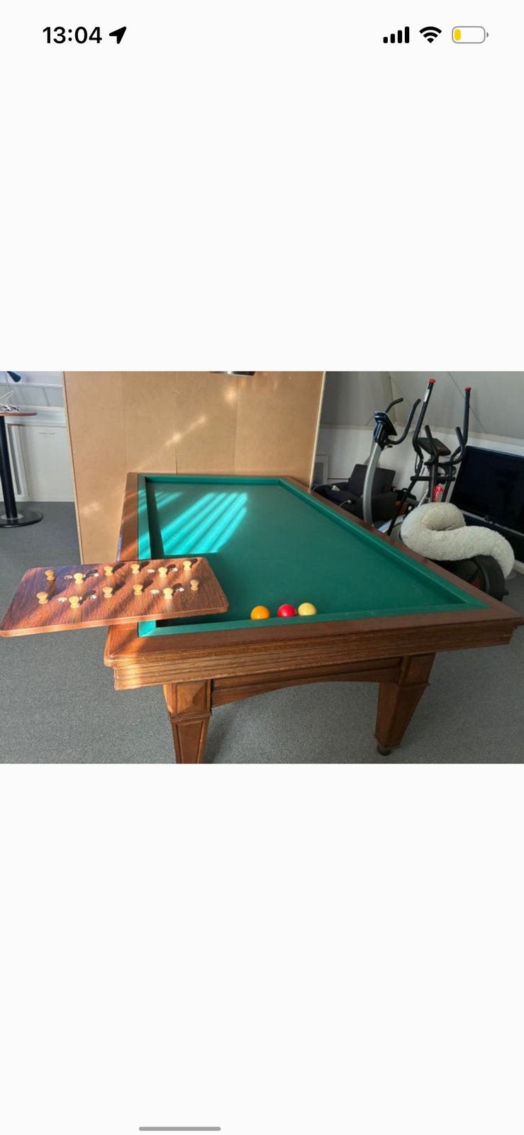 Biljarttafel, Sport en Fitness, Ophalen of Verzenden, Zo goed als nieuw, Biljarttafel