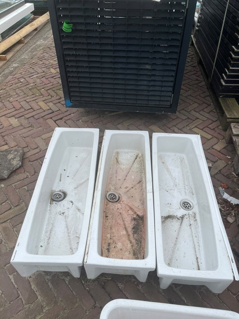 Wastrog stortbakje uitstort gootsteen wasbak ( 078 ), Doe-het-zelf en Verbouw, Ophalen, Gebruikt, Wastafel, Nb