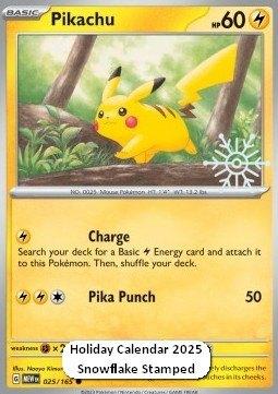 Pikachu #025 - MEW -151, Verzenden, Zo goed als nieuw