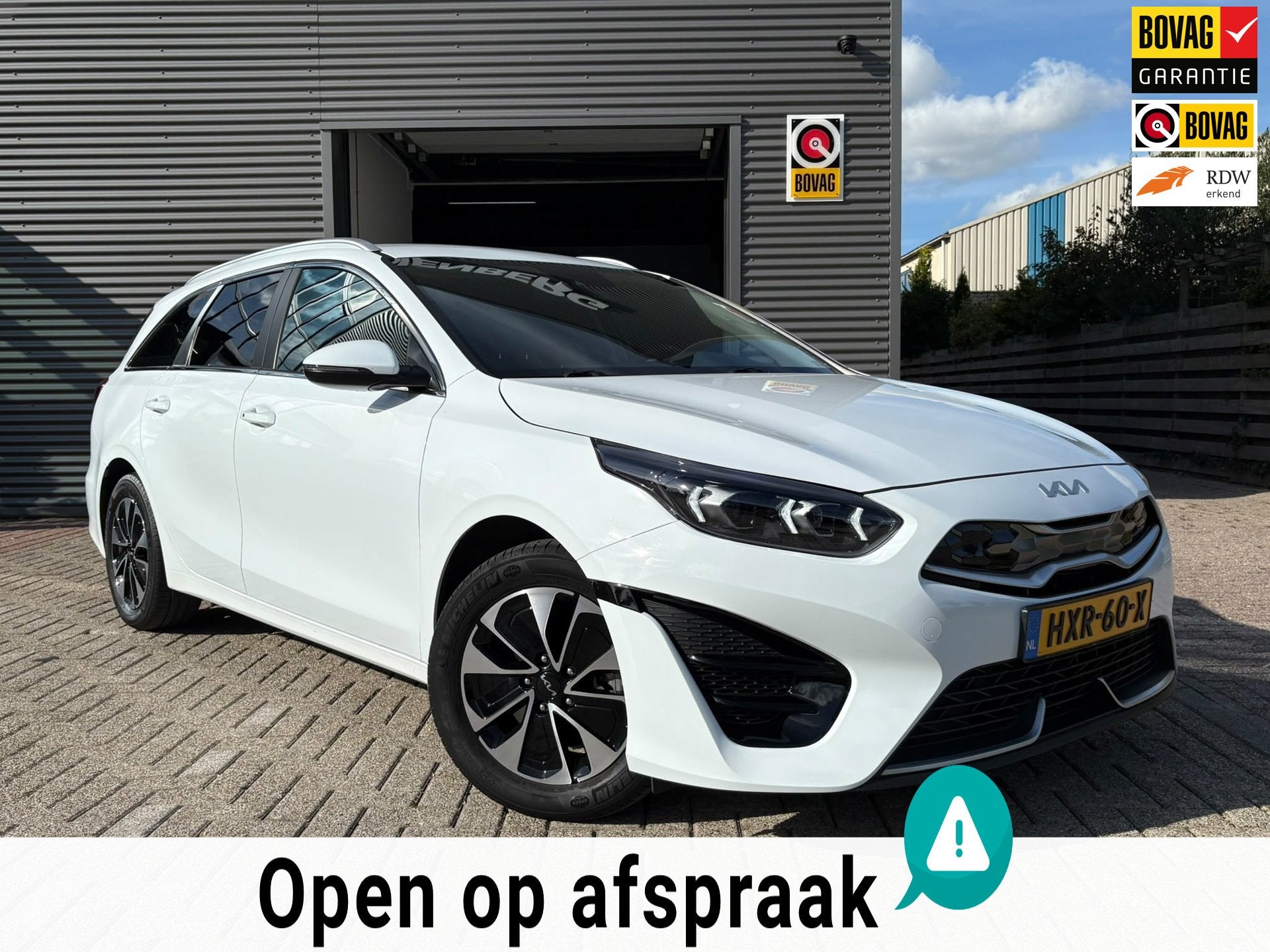 Kia Ceed Sportswagon 1.6 GDI PHEV DynamicLine GARANTIE, NIEU, Stof, Automatische klimaatregeling, Wit, Plug-in hybride