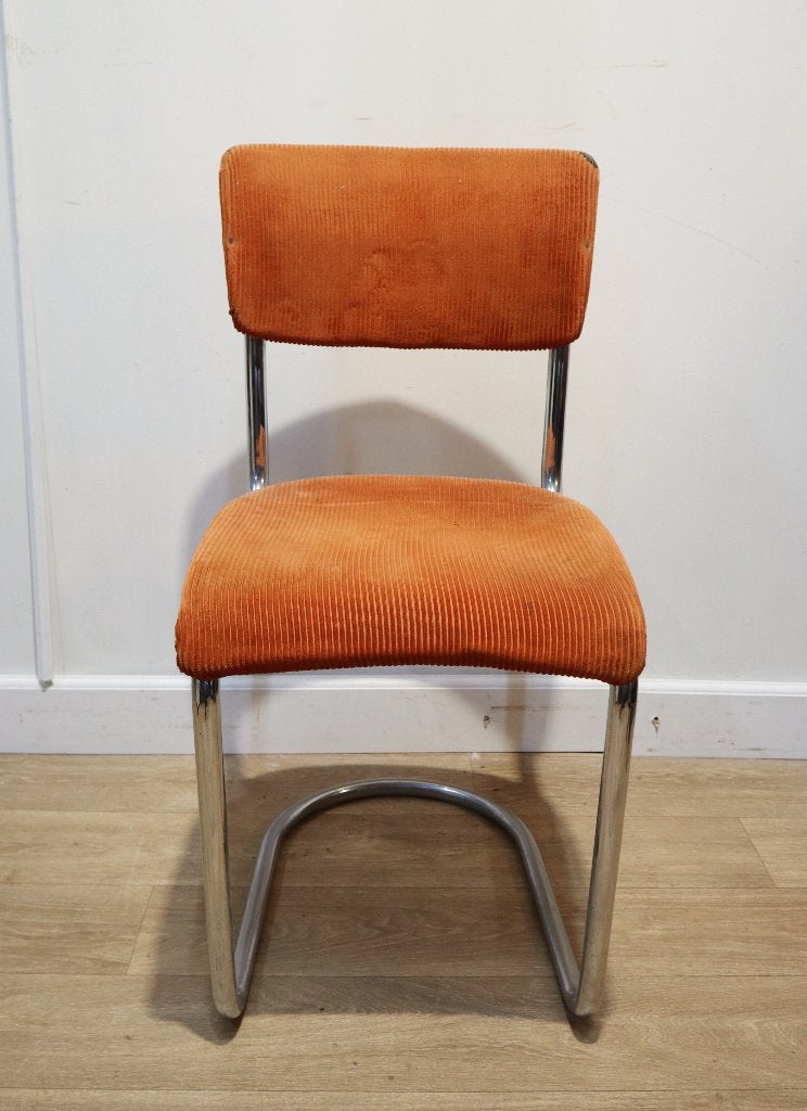 Vintage buisframe stoel, Ophalen of Verzenden